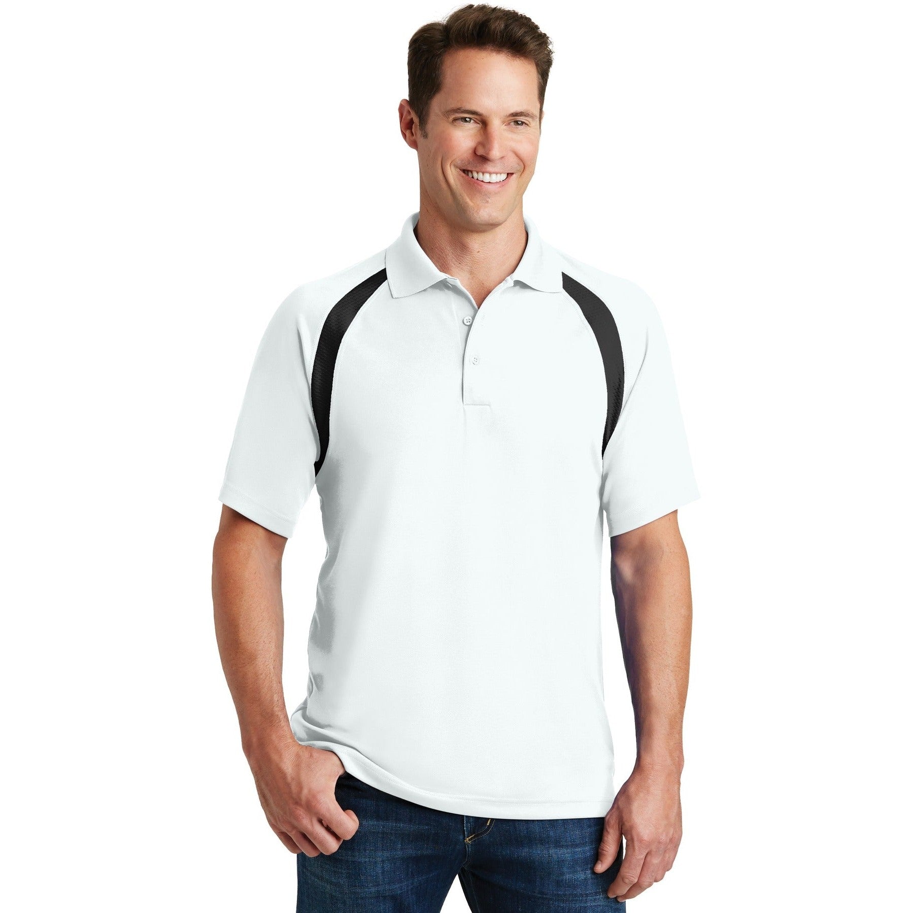 Sport-Tek-Sport-Tek® Dry Zone® Colorblock Raglan Polo. T476-MedTech-7